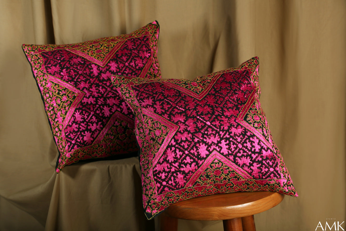 Hand Embroidered Cushion 12