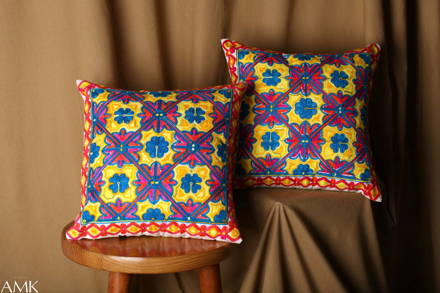 Embroidered Cushion 9