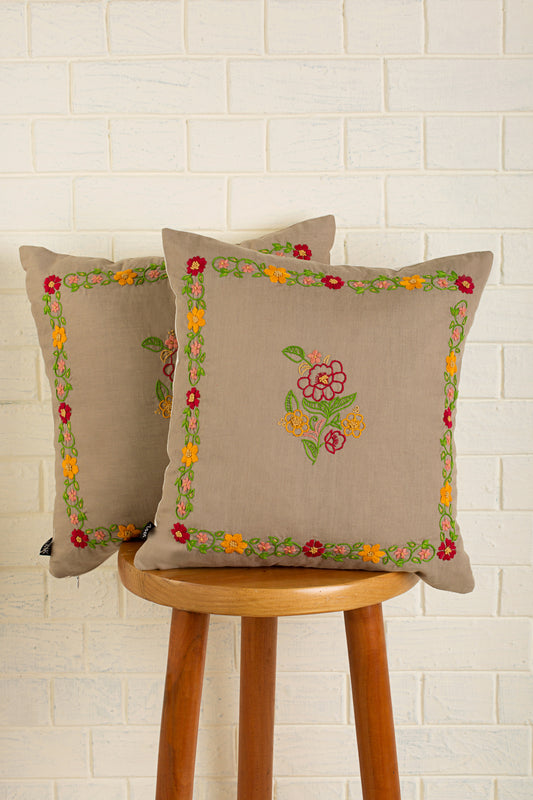 Hand Embroidered Cushion 6